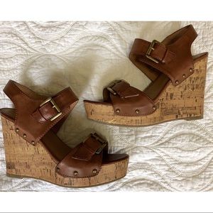 ** SOLD ** Mossimo Supply Co. | Buckle Wedge